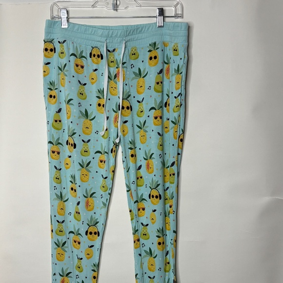 Little Sleepies Pineapple Jams Womens LS Pajama Pants - Picture 2 of 4